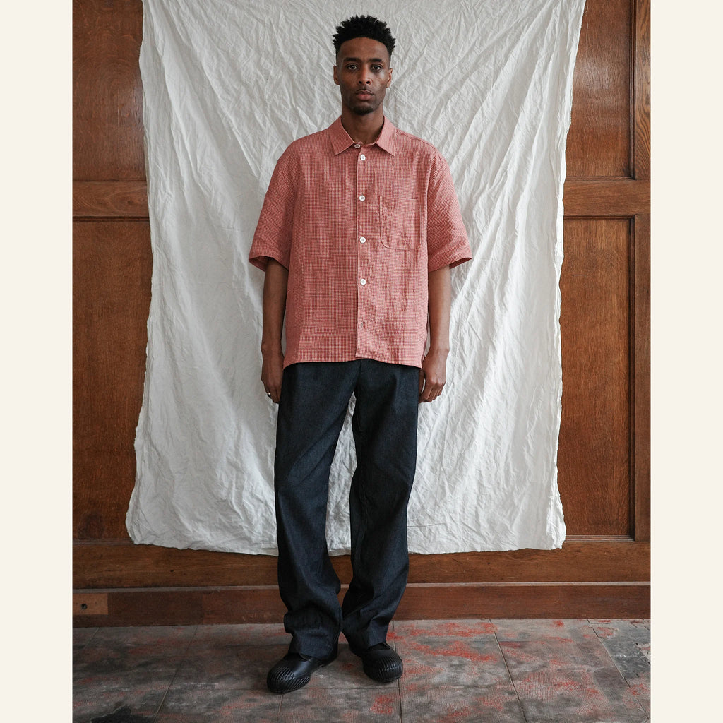 SHORT SLEEVE RELAXED FARMER SHIRT