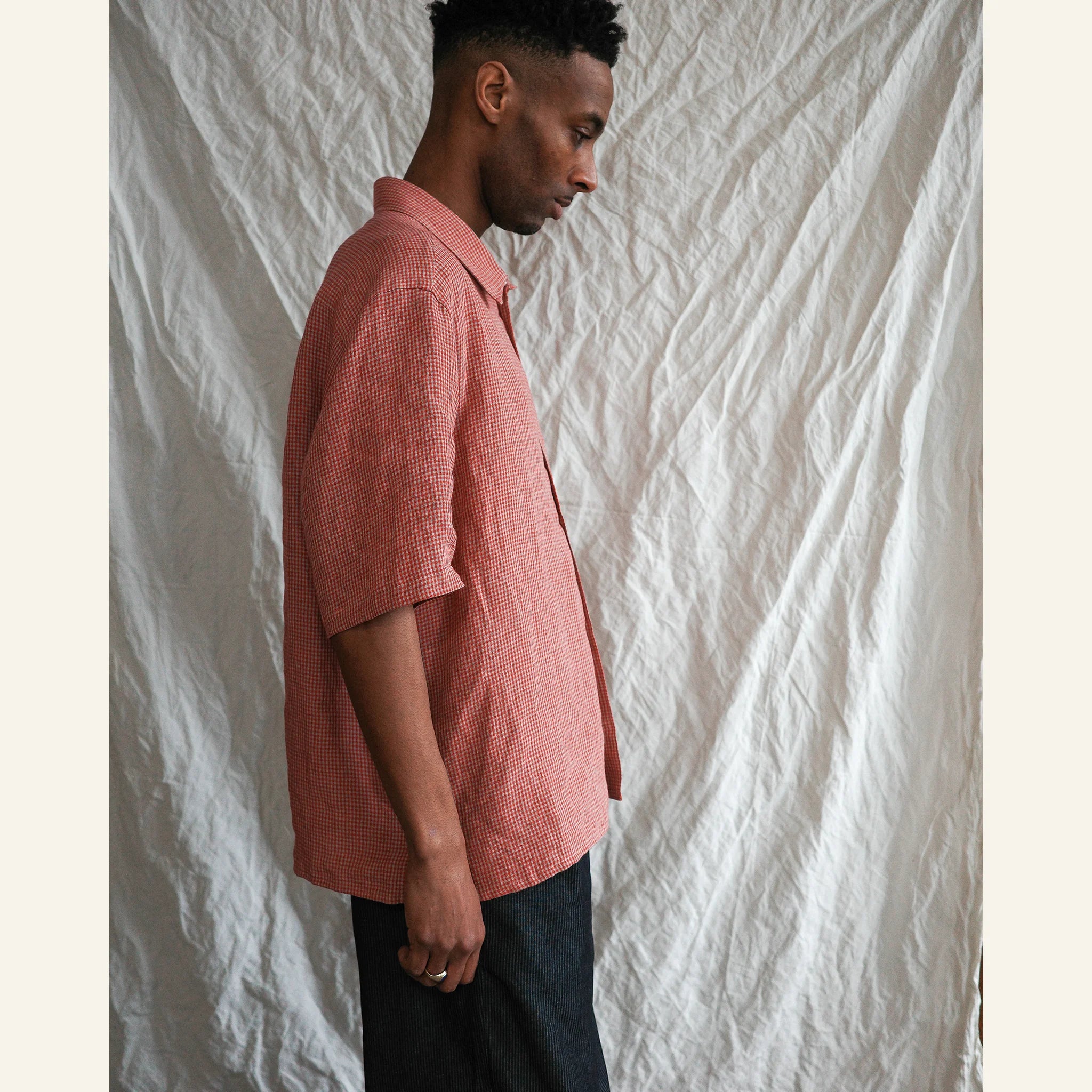 SHORT SLEEVE RELAXED FARMER SHIRT