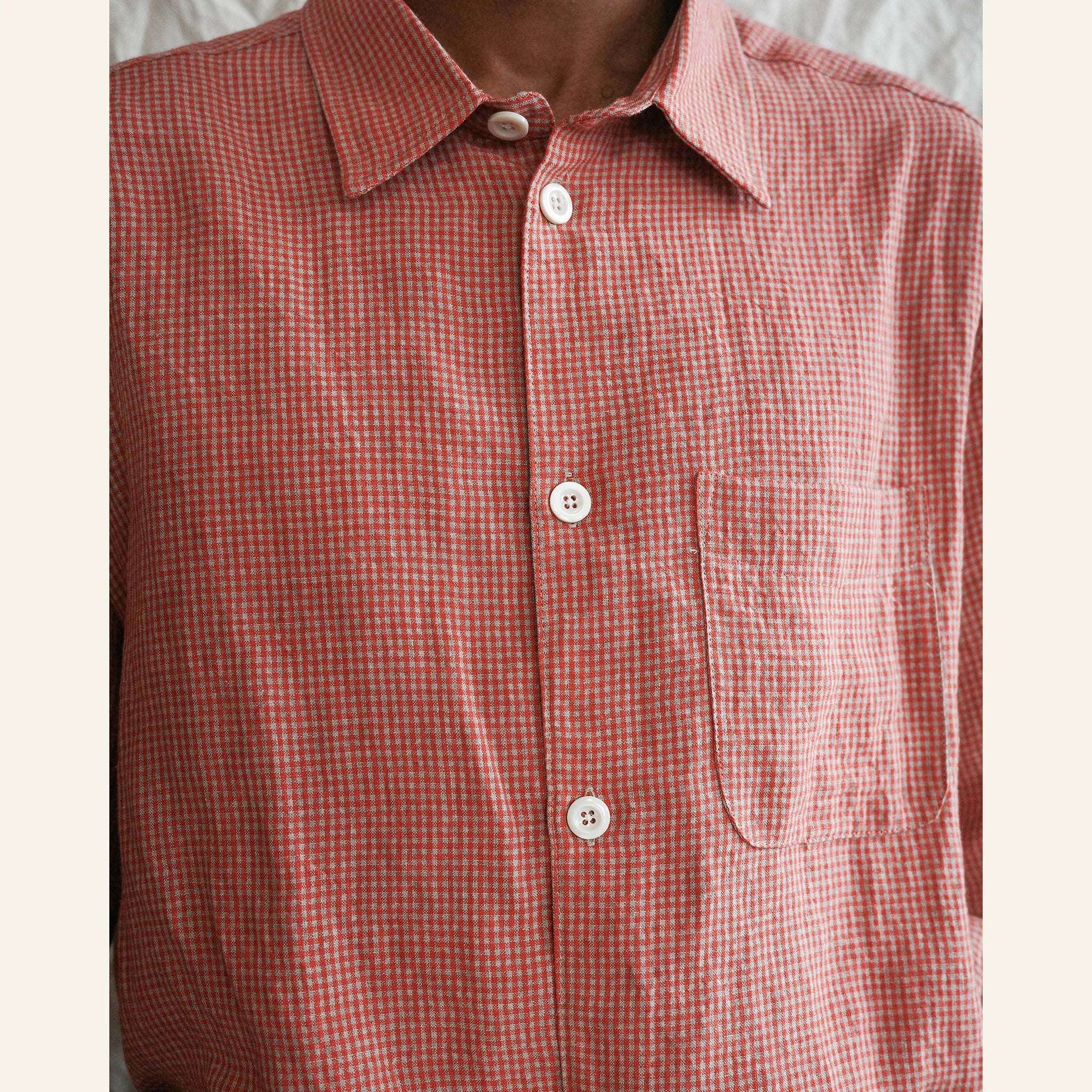 SHORT SLEEVE RELAXED FARMER SHIRT