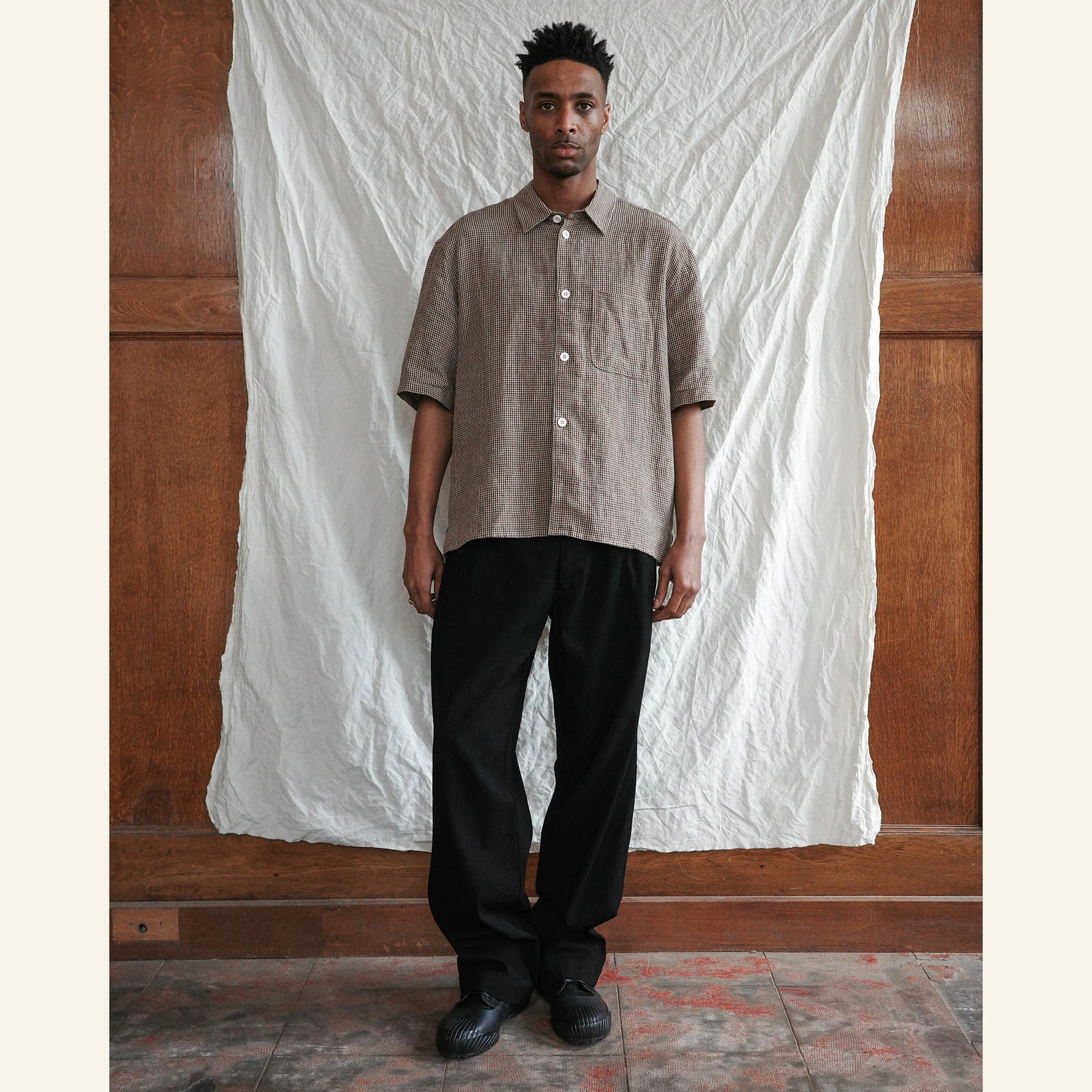 SHORT SLEEVE RELAXED FARMER SHIRT