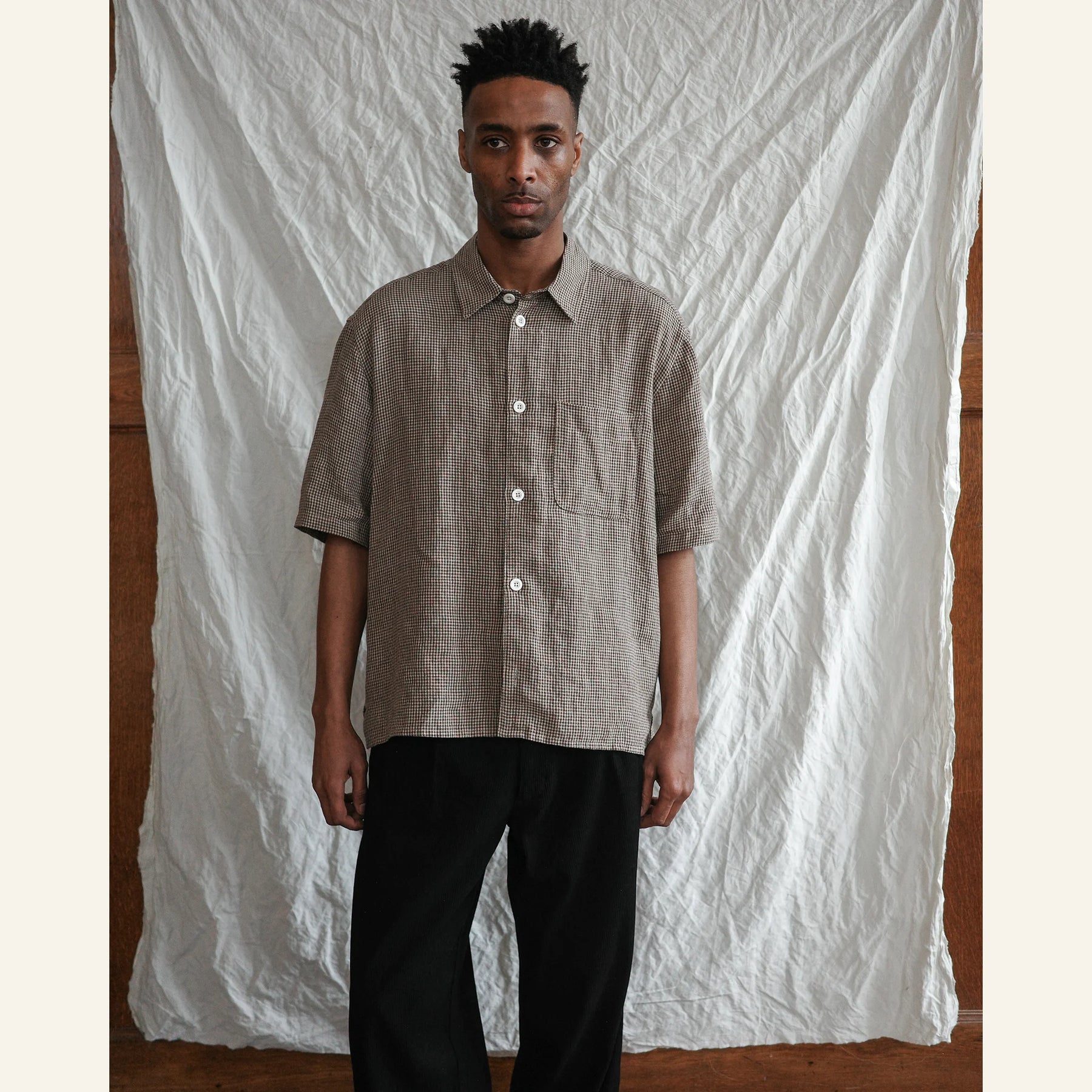 SHORT SLEEVE RELAXED FARMER SHIRT